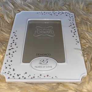 Demdaco 25 Year Anniversary Picture Frame
